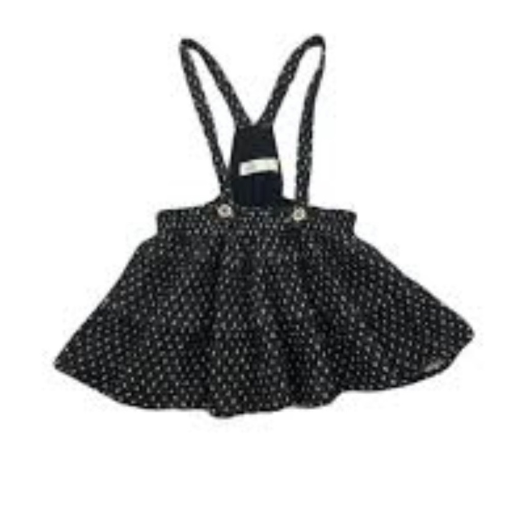 Zara baby girl suspenders skirt